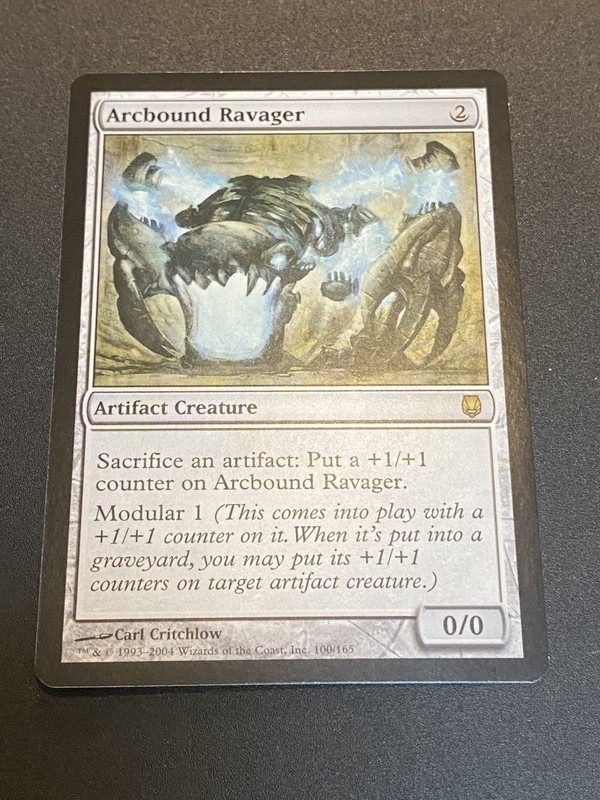 2004 WotC MAGIC the Gathering DARKSTEEL unplayed mint rare ARCBOUND RAVAGER