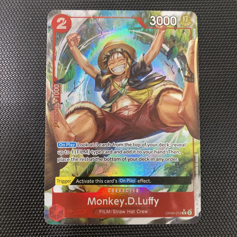 Monkey.D.Luffy (Alternate Art) OP06-013 Wings of the Captain Foil