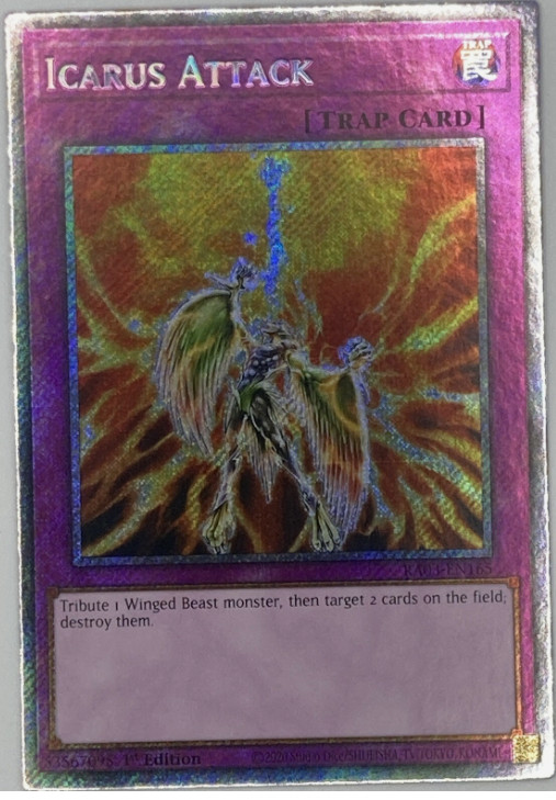 Icarus Attack (Platinum Secret Rare) RA03-EN165 – NM/M