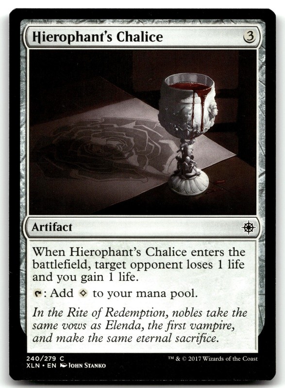 Hierophant’s Chalice MTG XLN 240 Colorless John Stanko