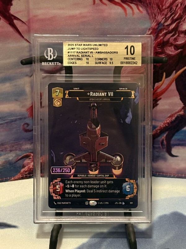 Serialized Radiant VII, BGS 10 #236