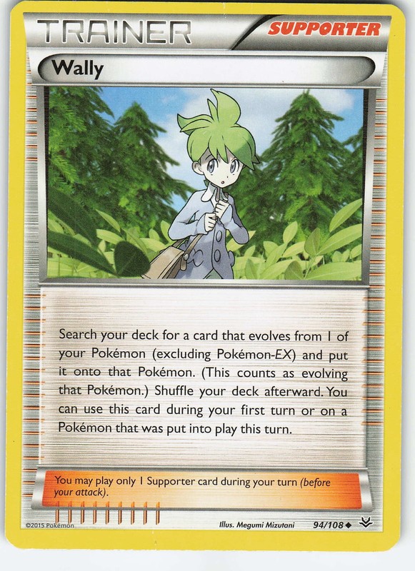 Wally 94/108 XY – Roaring Skies Uncommon MP Pokémon
