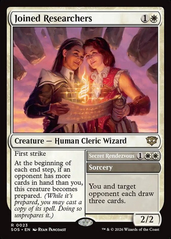 MTG Magic the Gathering Joined Researchers (23/444) Secrets of Strixhaven LP