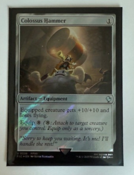 MTG: Colossus Hammer (Surge Foil) Commander: Final Fantasy Foil NM