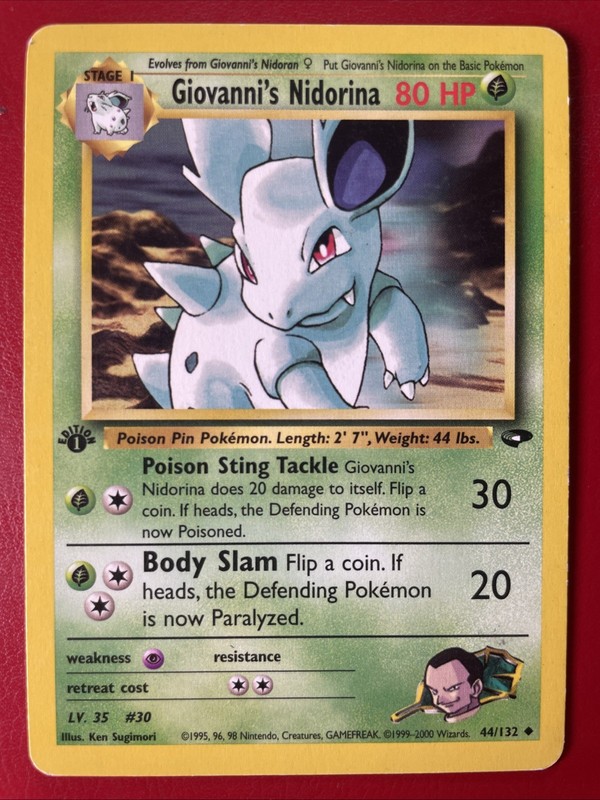 Giovanni’s Nidorina 44/132 Gym Challenge Regular