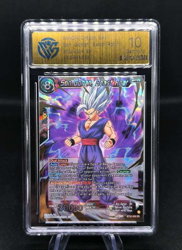 Bandai Dragon Ball BT22-009 San Gohan English Version Card 🇬🇧 – 10 Gemnt CCG