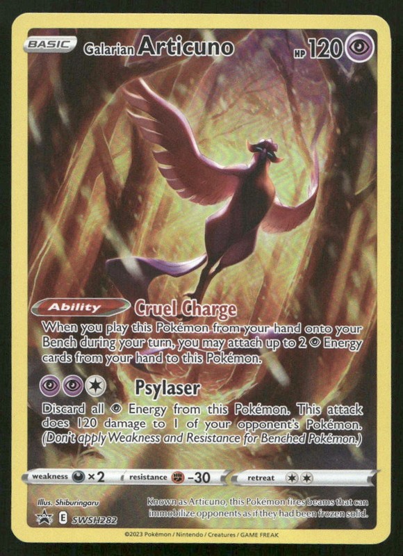 Galarian Articuno – Promo SWSH: Sword & Shield Promo Cards SWSH282 NM