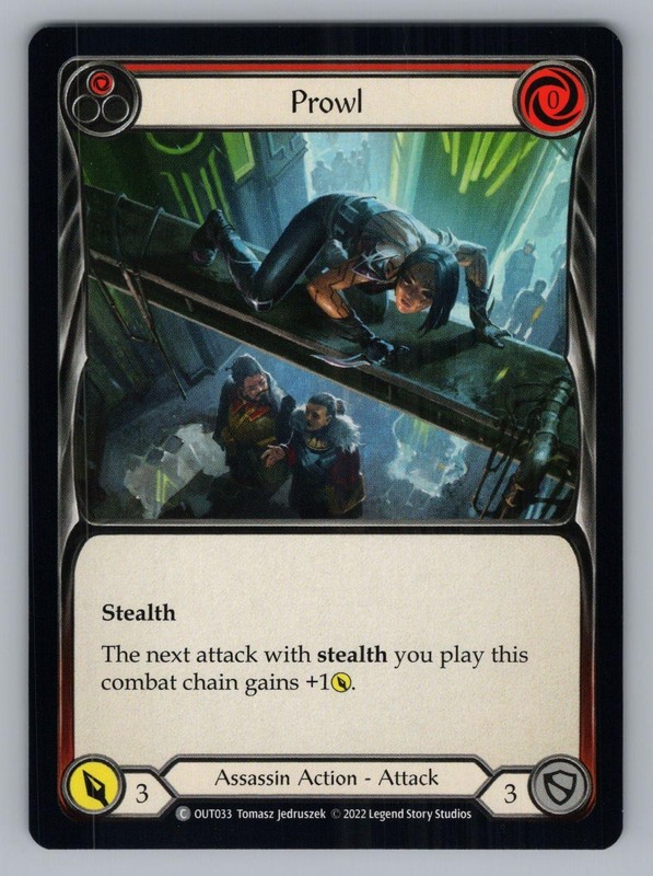 PROWL (RED) OUT033 C FLESH AND BLOOD NM TOMASZ JEDRUSZEK@