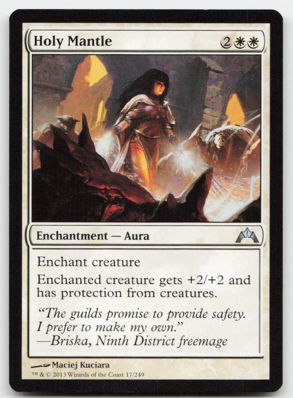 Holy Mantle #17 (LP) Gatecrash GTC Magic MTG