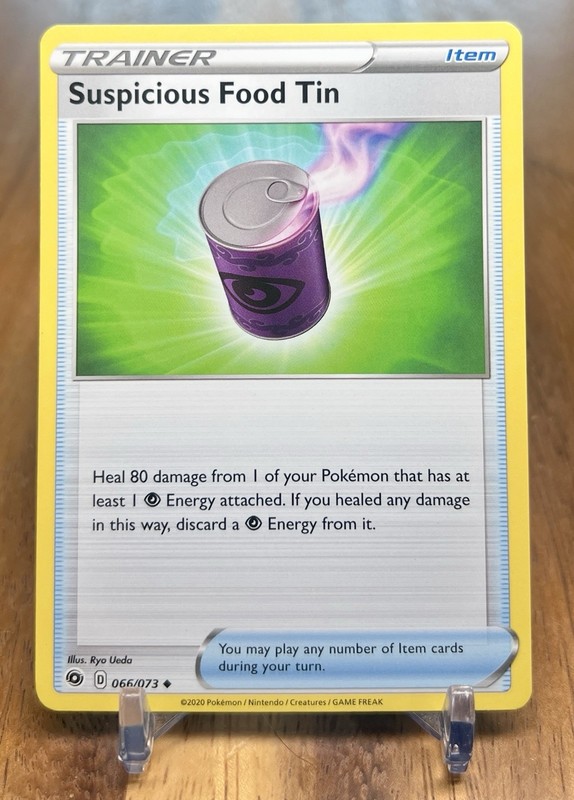 Suspicious Food Tin 066/073 Uncommon Near Mint Pokemon Champion’s Path