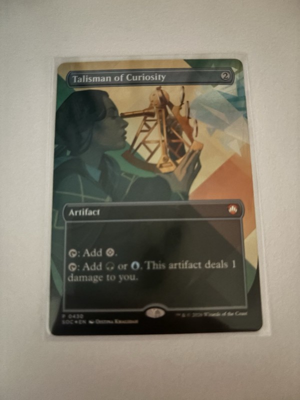 Wizards of the Coast Talisman of Curiosity Foil Uncommon Artifact MTG ENG 2021 2
