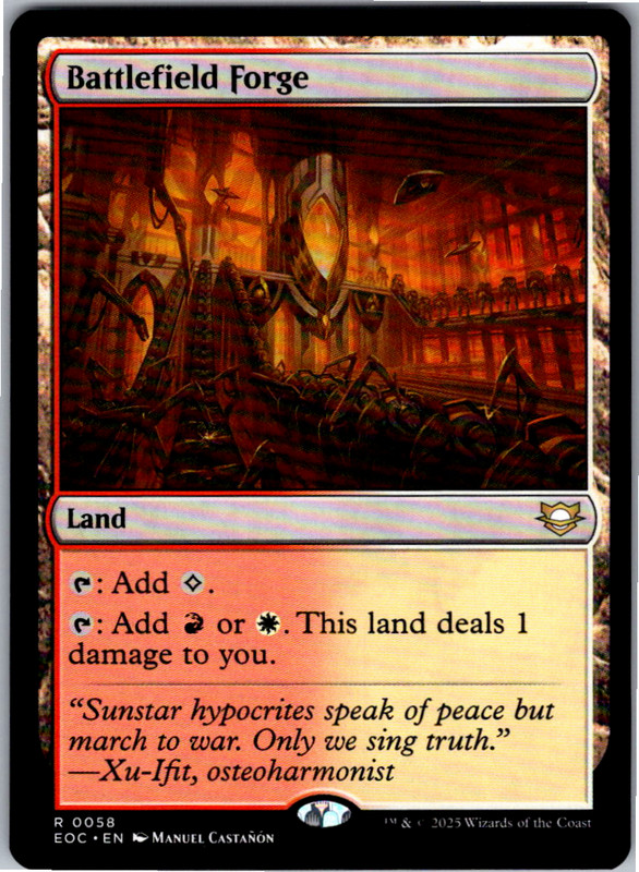 Battlefield Forge Commander: Edge of Eternities 58 Near Mint