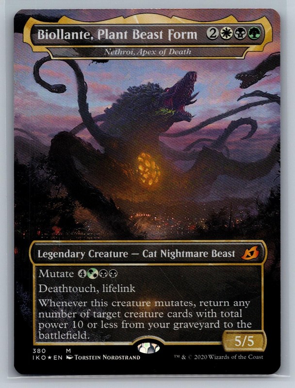 Biollante, Plant Beast Form 380 Ikoria Magic: The Gathering Foil NM