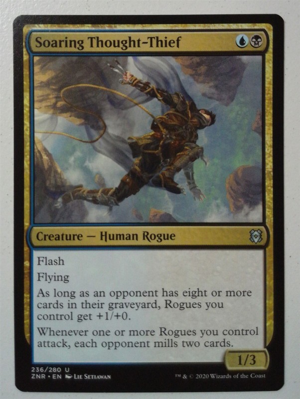 Soaring Thought-Thief *Uncommon* Magic MtG x1 Zendikar Rising
