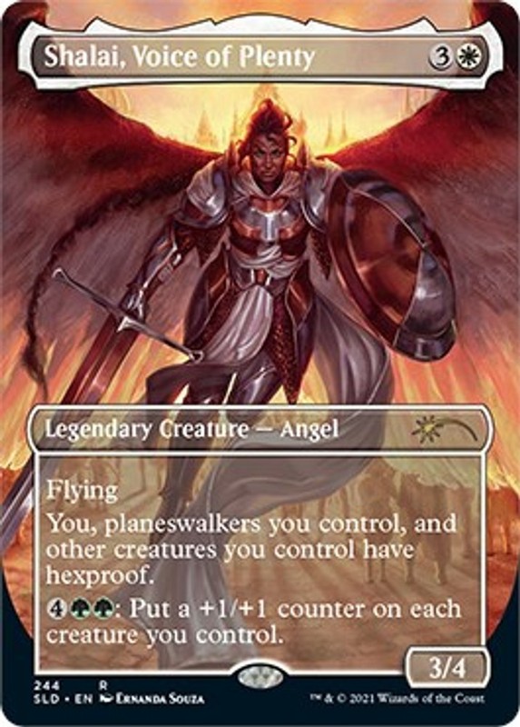 Shalai, Voice of Plenty #244 *Foil* (LP) Secret Lair Drop Series MTG
