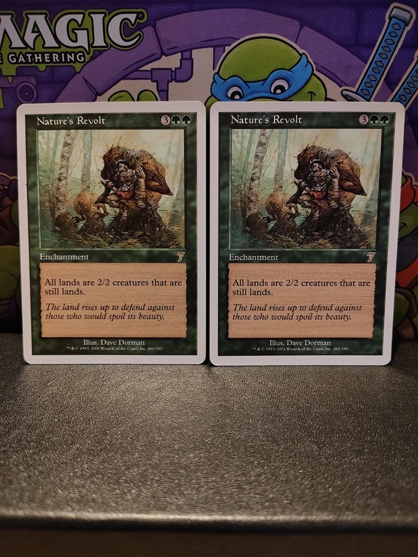 Nature’s Revolt 7th Edition Rare NM Vintage MTG