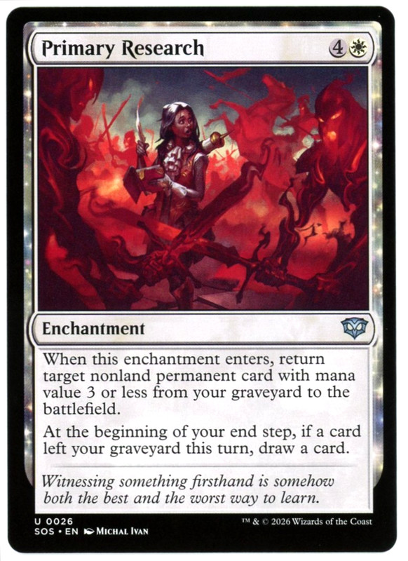Primary Research – 0026 – Secrets of Strixhaven SOS – NM/M MTG