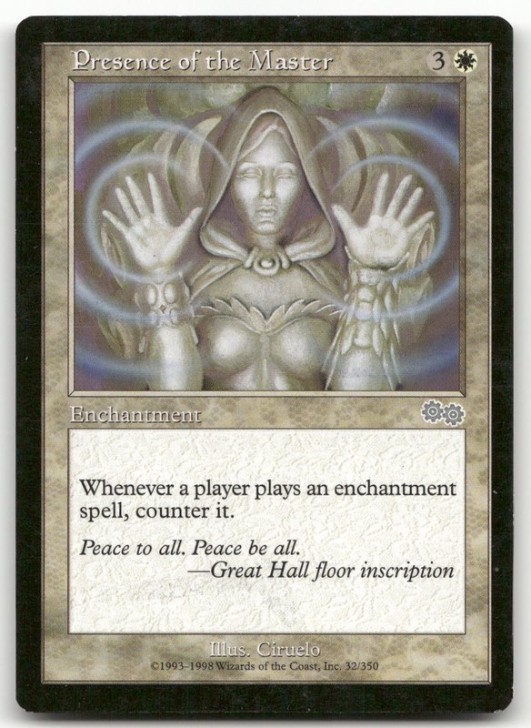 Presence of the Master #32 (MP) Urza’s Saga USG Magic MTG