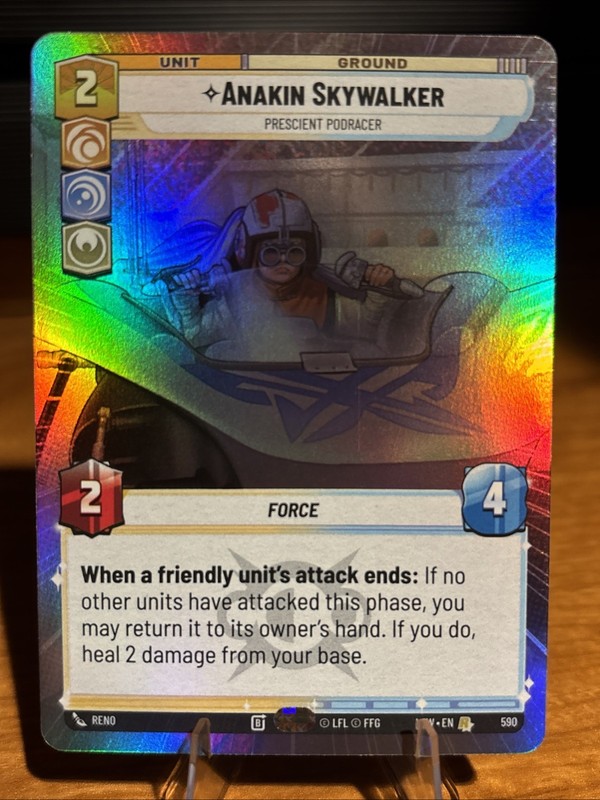 Star Wars Unlimited – Anakin Skywalker Hyperspace Foil 590