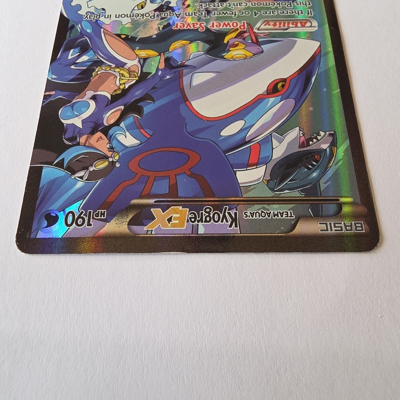 Team Aqua's Kyogre EX 6/34 Double Crisis Holo (Moderately Played) FREE SHIPPING gallery