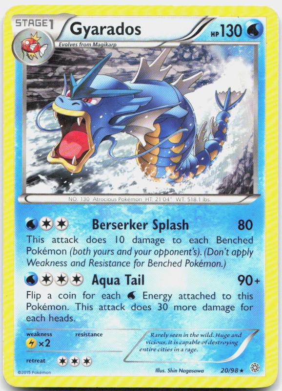 Gyarados Rare XY – Ancient Origins 20/98 LP