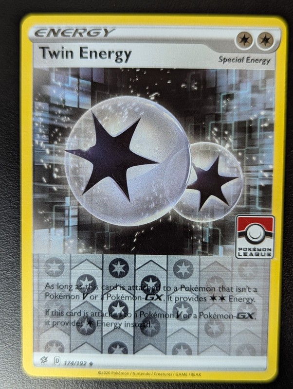 Pokemon Card Twin Energy 174/192 Pokemon League English NM