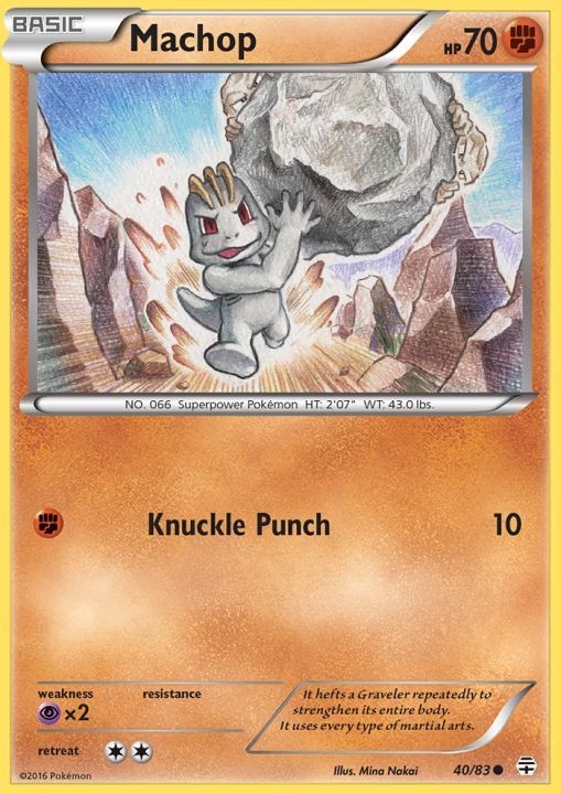 Machop – 40/83 – Common – Lightly Played