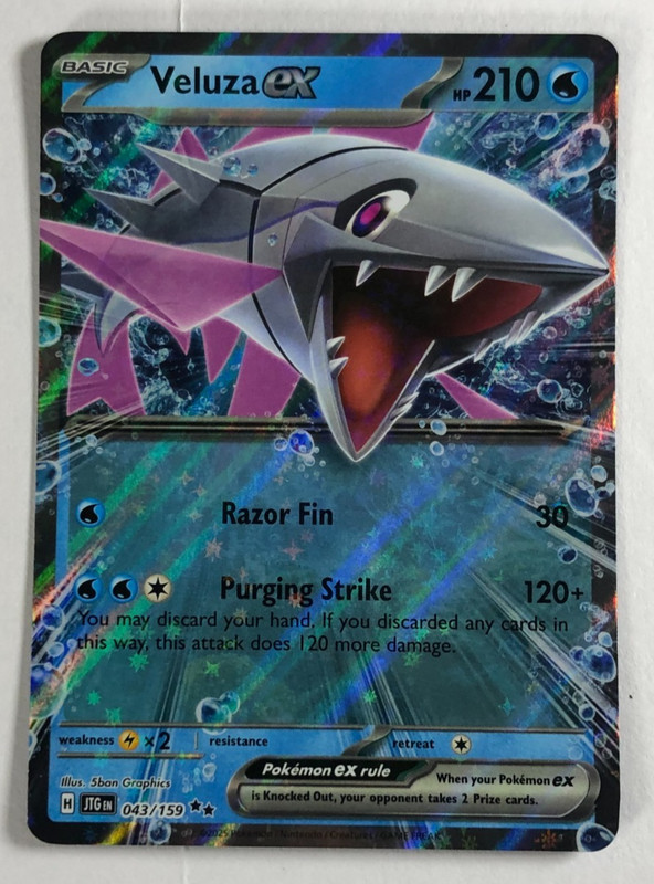 Pokemon TCG Journey Together Veluza EX 043/159 Near Mint