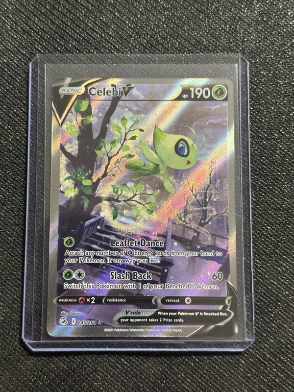 Pokemon Celebi V Alternate Full Art Fusion Strike 245/264