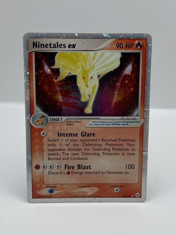 Ninetales ex 96/101 Hidden Legends Holo Ultra Rare Pokemon – HP Front / LP Back