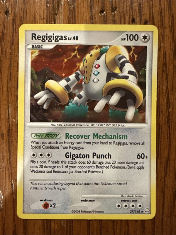 Regigigas – (DP Legends Awakened) 037/146 Deck Exclusives Holo