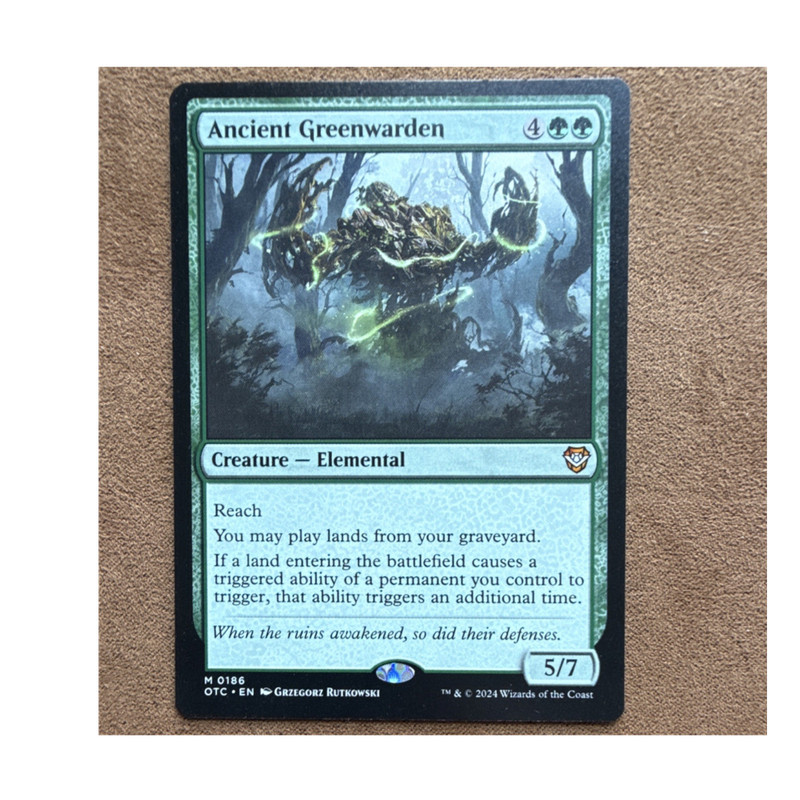 Ancient Greenwarden #0186 OTC Green Creature Grzegorz Rutkowski MTG 2024