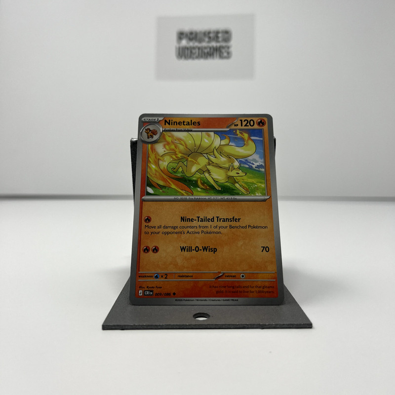 ME04: Chaos Rising Ninetales 009/086 Uncommon Normal & Reverse Holofoil