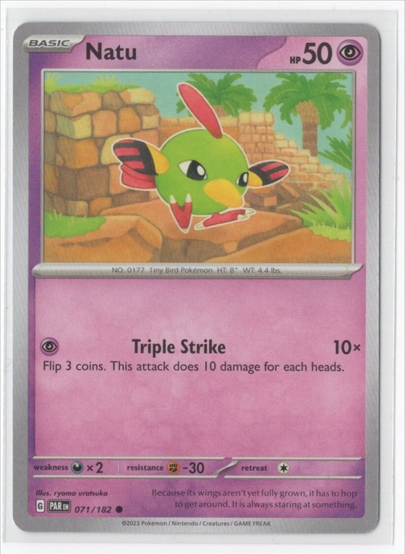 Pokemon Paradox Rift 071/182 Natu