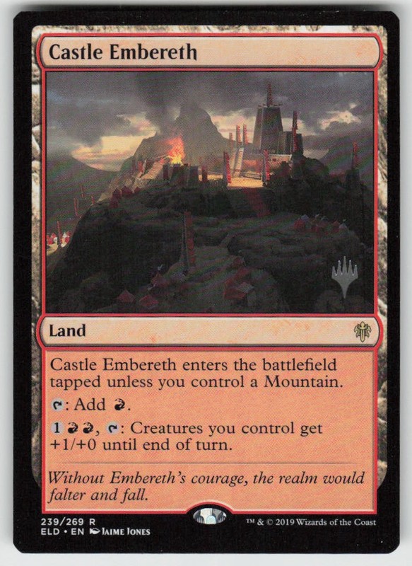 MP-01 Played Castle Embereth 239 Promo Pack: Throne of Eldraine R