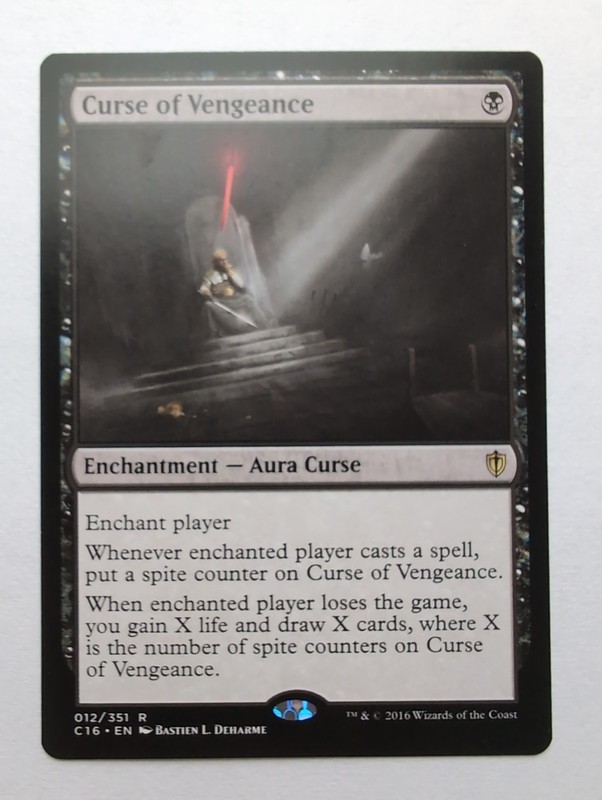 MTG Curse of Vengeance (C16) Commander 2016 Regular Rare 012/351