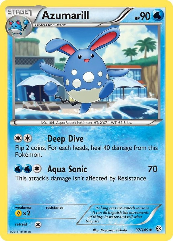 Azumarill 37/149 Boundaries Crossed Uncommon LP