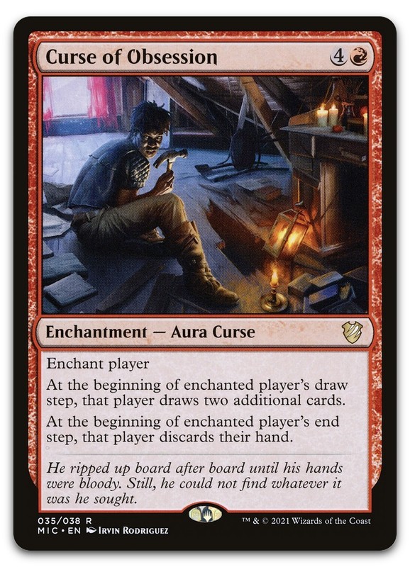 Curse of Obsession #35 (NM) Midnight Hunt MIC Magic MTG