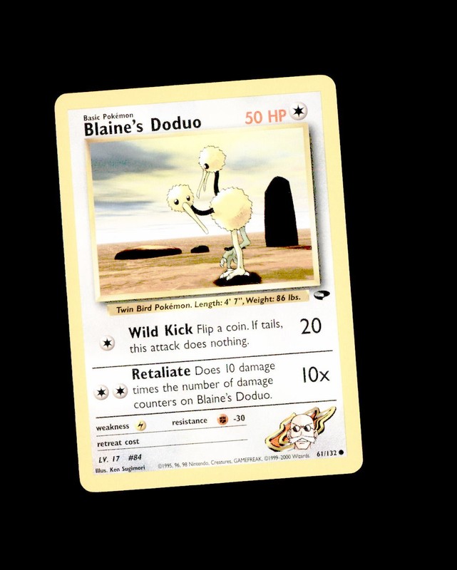 NM Gym Challenge Unlimited Blaine’s Doduo 061/132