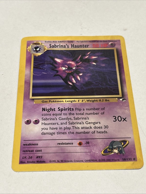 Pokémon TCG Sabrina’s Haunter Gym Heroes 58/132 LP