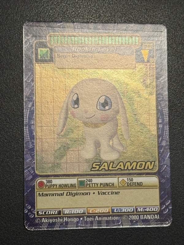 Digimon Salamon BO-114 Holo Digi Battle Card Series 3 Foil Bandai 2001 gallery