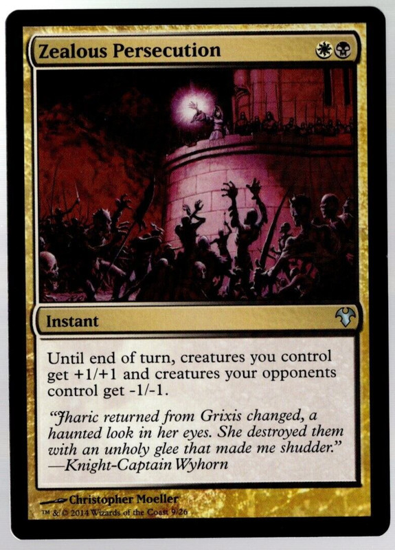 Zealous Persecution 9/26 Non Foil Uncommon Modern Event Deck MTG Near Mint