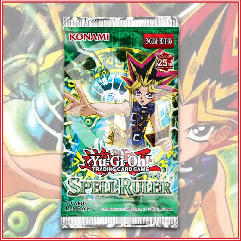 YuGiOh SPELL RULER BOOSTER PACK (9 Cards) SRL FACTORY SEALED🔥