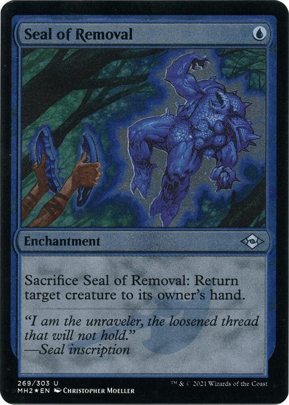 Seal of Removal (Foil Etched) 269 Modern Horizons 2 Magic: The Gathering LP