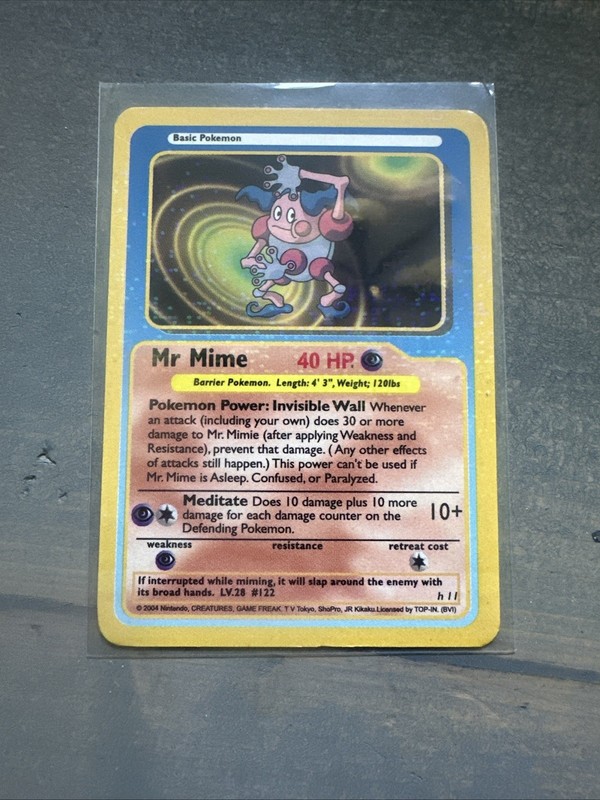 Pokémon TCG Funskool Mr. Mime -Holo – Excellent Condition