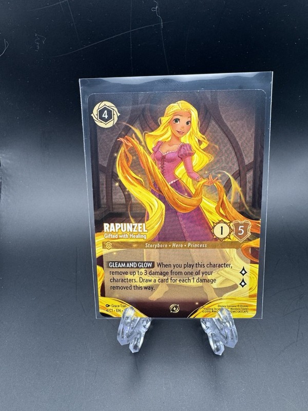 Rapunzel – Gifted with Healing – Disney Lorcana Tournament Promo Card DLPC 4/C1