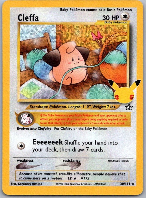 Cleffa 20/111 Celebrations: Classic Collection Classic Collection Holo NM