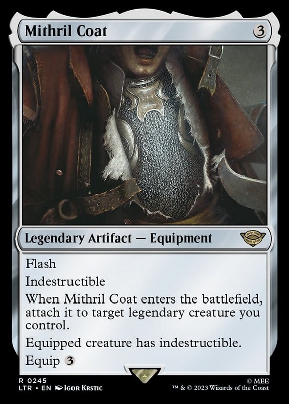 Mithril Coat – #245 – Lord of the Rings – NM MTG