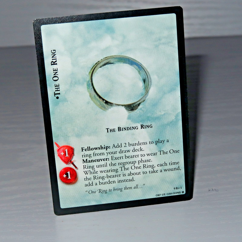 The Lord of the Rings TCG 9R+1 The One Ring The Binding Ring Reflections Foil gallery