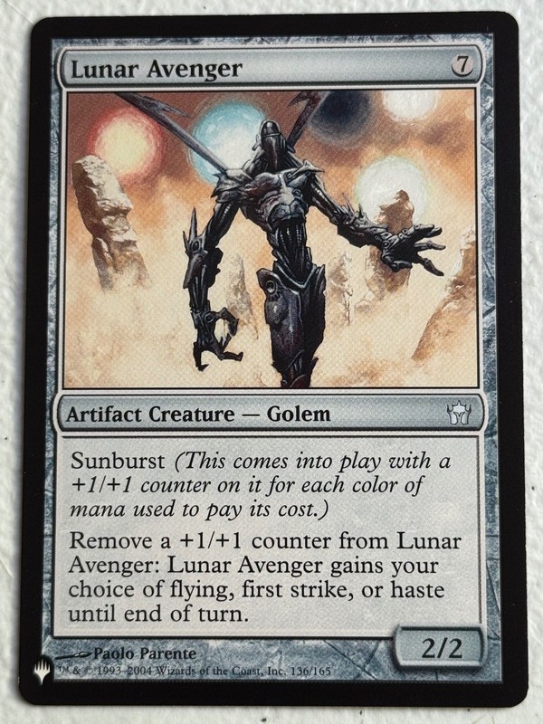 Lunar Avenger 136/165 UC The List Reprints